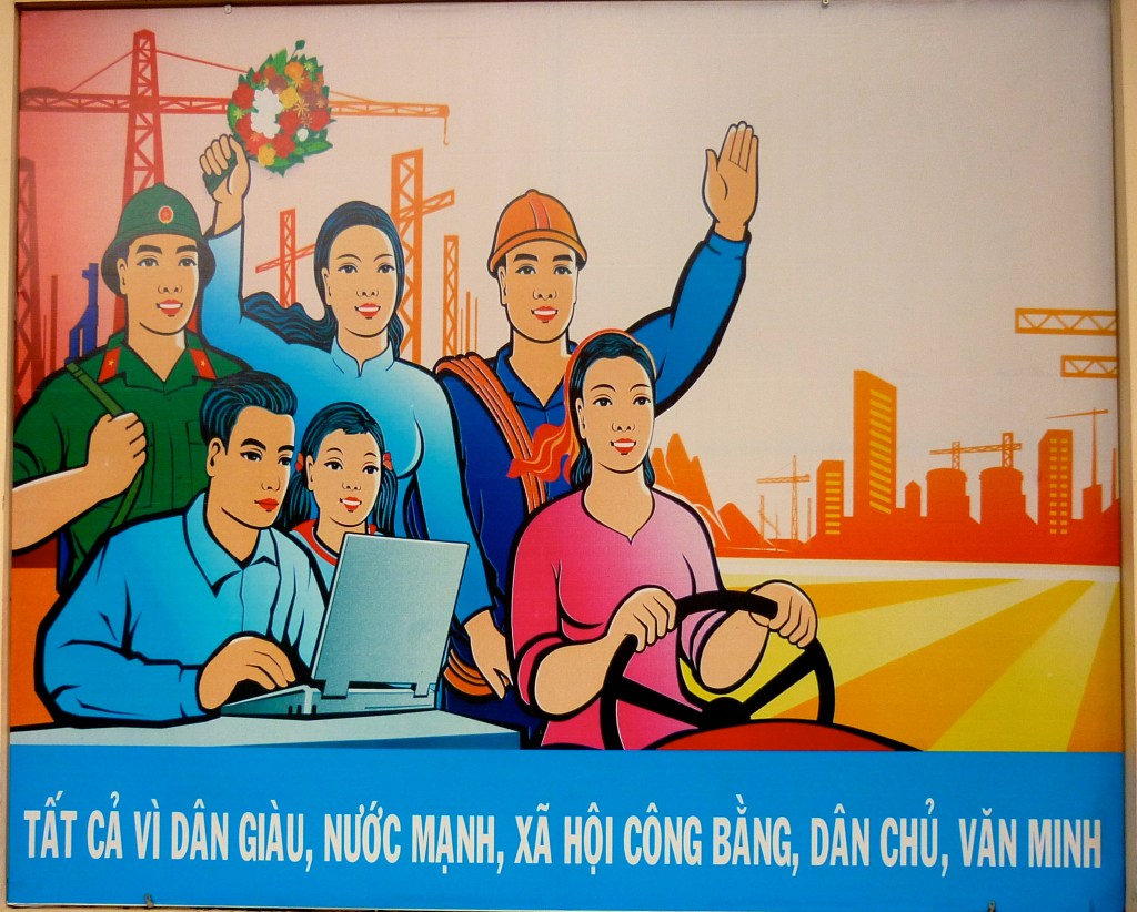 State advertising (or propoganda) - Ho Chi Minh City
